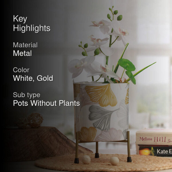 Anika Flora Planter With Stand - Two Piece set Anika Flora Planter With Stand - Two Piece set