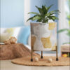 Anika Flora Planter With Stand - Two Piece set
