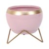 Apple Dun Planter (Pink) - Set Of Two