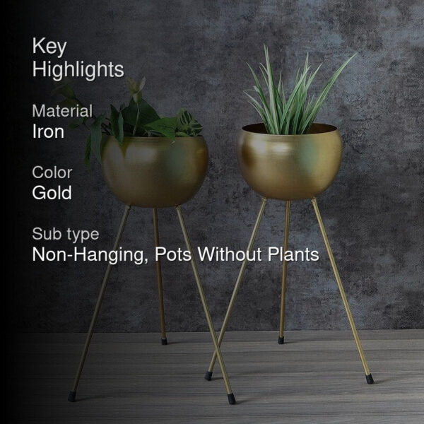 Apple Plus Floor Planter - Set Of Two Apple Plus Floor Planter - Set Of Two