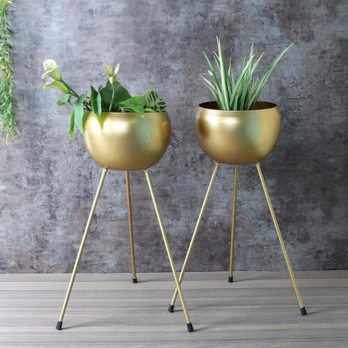 Apple Plus Floor Planter - Set Of Two