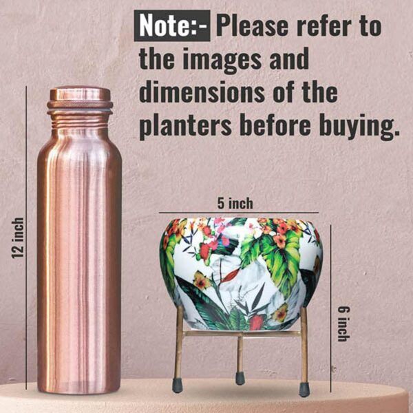 Arrta Handcrafted Planter With Stand - Four Piece Set Arrta Handcrafted Planter With Stand - Four Piece Set