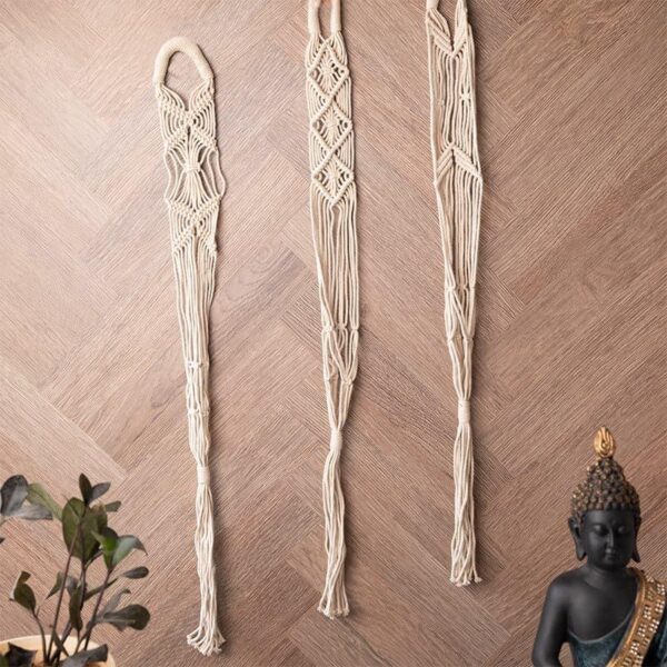 Cosette Macrame Planter - Set Of Three Cosette Macrame Planter - Set Of Three