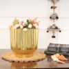 Cosie Coral Planter - Gold
