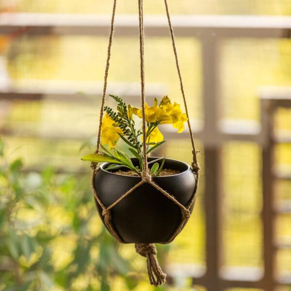 Goblo Handpainted Hanging Planter Goblo Handpainted Hanging Planter