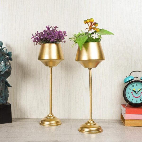 Golblet Gear Planter - Set Of Two Golblet Gear Planter - Set Of Two