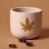 Gold Leaf Planter