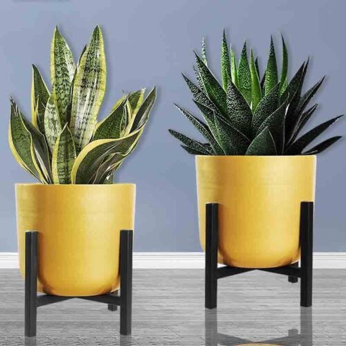 Goldie Planter With Stand - Set Of Two
