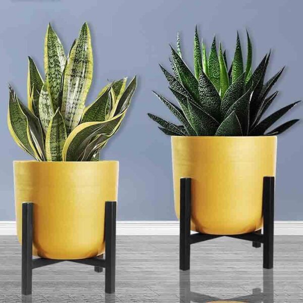 Goldie Planter With Stand - Set Of Two Goldie Planter With Stand - Set Of Two