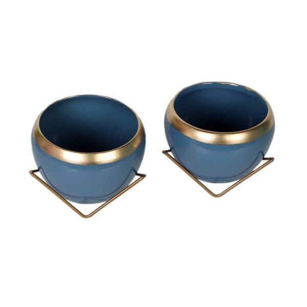 Guja Apple Planter (Blue) - Set Of Two Guja Apple Planter (Blue) - Set Of Two