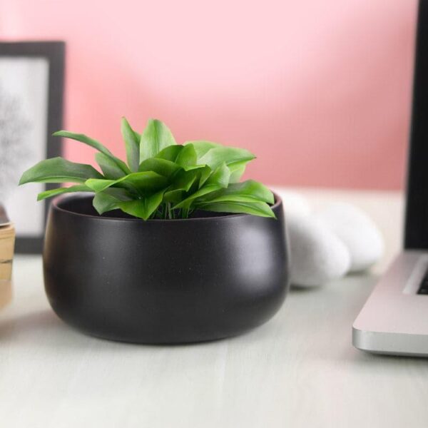 Helena Hue Planter (Black) - Set Of Two Helena Hue Planter (Black) - Set Of Two