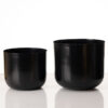 Luxe Glow Planter (Black) - Set Of Two