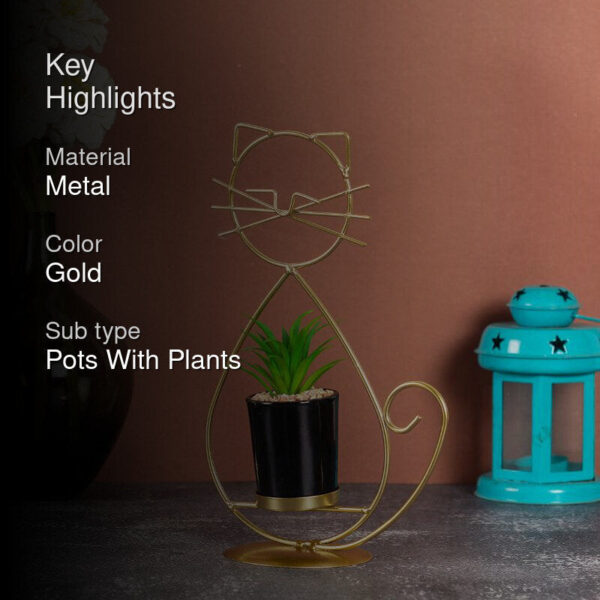Meow Metal Planter Meow Metal Planter