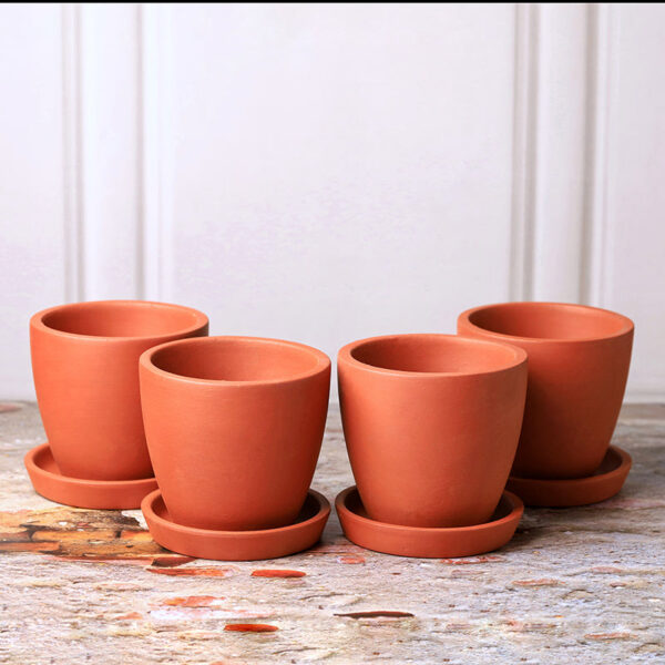 Mud Haus Terracotta Planter - Set Of Four Mud Haus Terracotta Planter - Set Of Four