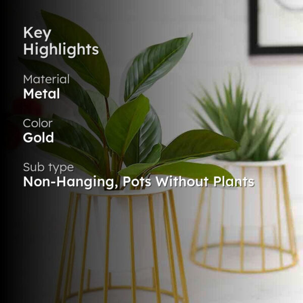 Muse Table Top Planter With Stand - Set Of Two Muse Table Top Planter With Stand - Set Of Two