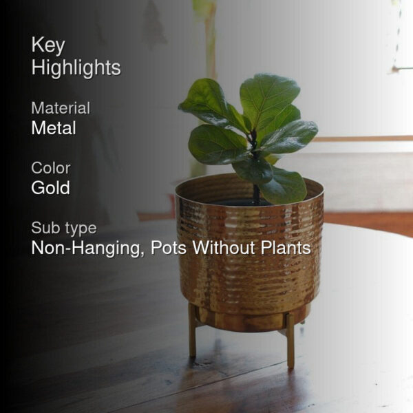 Nicolette Metal Planter - Small Nicolette Metal Planter - Small