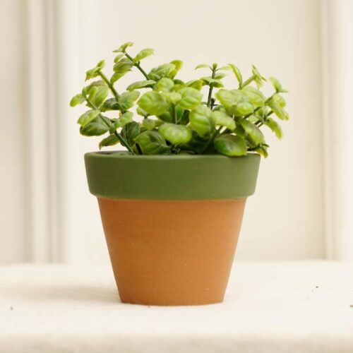 Pastel Mimic Planter - Green