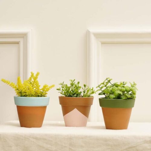 Pastel Mimic Planters - Set Of Three