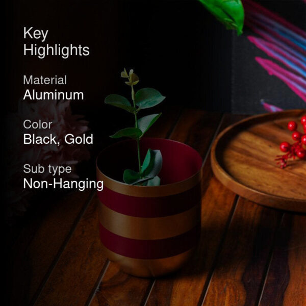Scarlet Aura Aluminium Planter Scarlet Aura Aluminium Planter