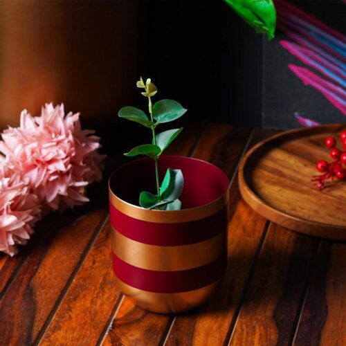 Scarlet Aura Aluminium Planter