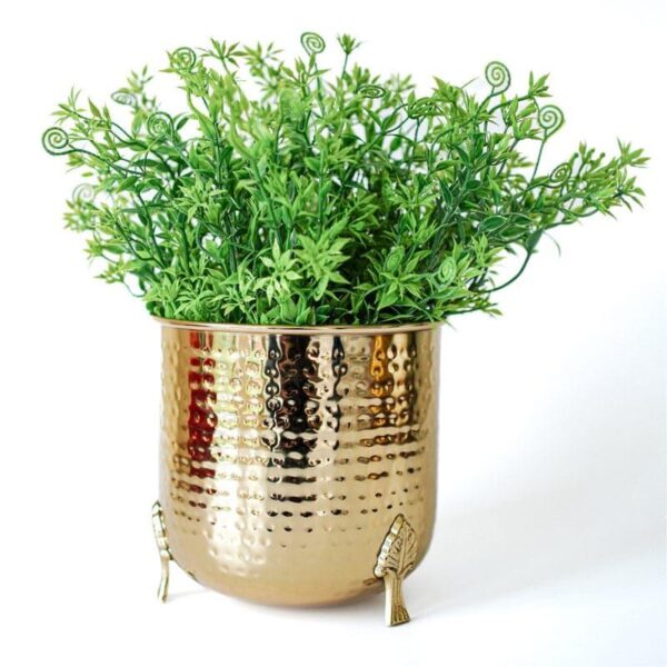 Shaera Metal Planter - Gold Shaera Metal Planter - Gold