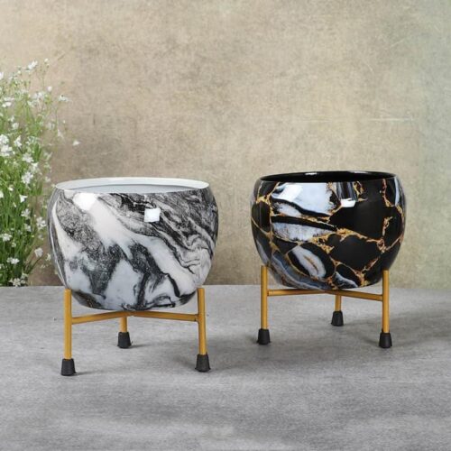 Starry Silk Planter - Set Of Two