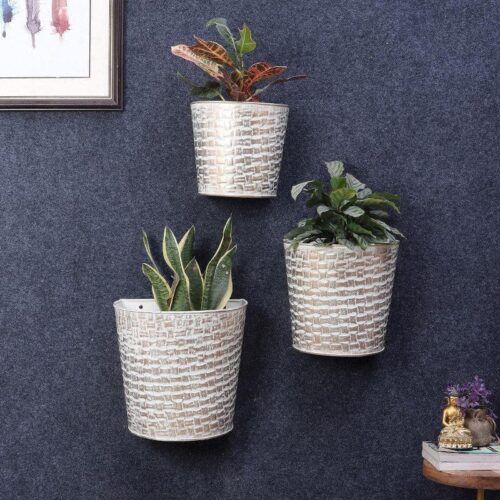 Virika Vasa Planter (White) - Set Of Three