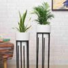 Whimsy Planter With Stand - Set Of Two