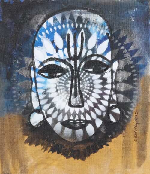 Signed Acrylic Spiritual Painting on Canvas Board, 'Phenomenon'